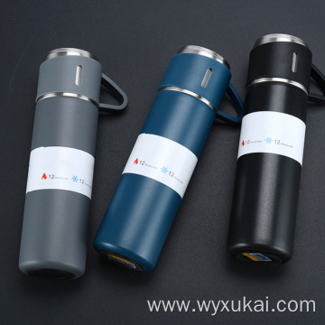 Custom logo high-end set thermos cup double wall